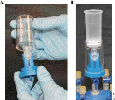The Eluator™ Vacuum Elution Device for elution by vacuum.