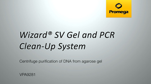 Wizard® SV Gel and PCR Clean-Up System: Centrifuge Purification from Gel