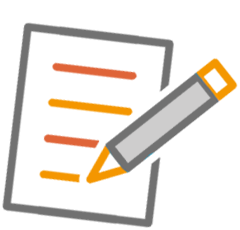 Abbildung Icon "Blatt und Papier" für den Download