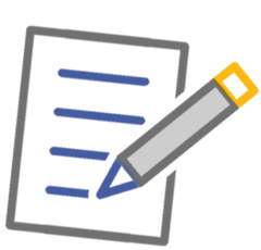 Image Icon Paper and Pencil for the document download