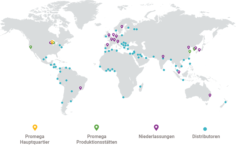 Promega's global locations